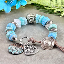 Load image into Gallery viewer, Rustic Amazonite Bracelet