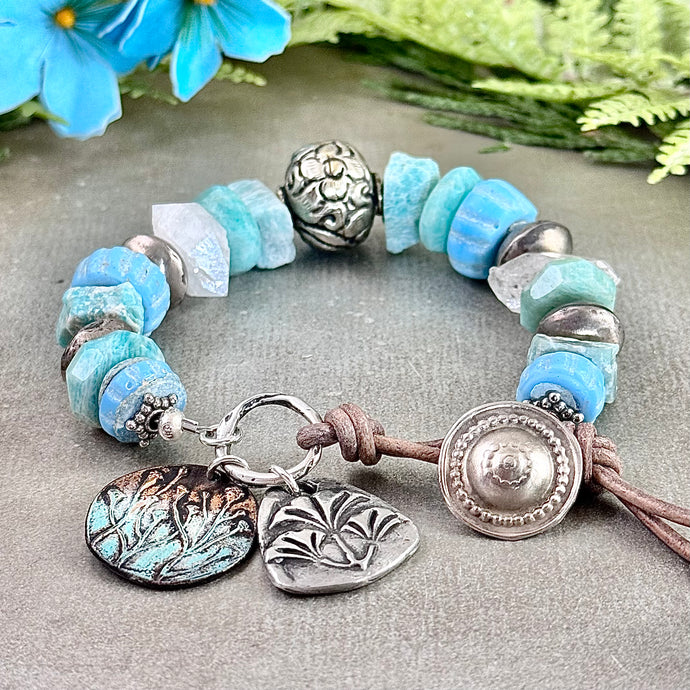 Rustic Amazonite Bracelet