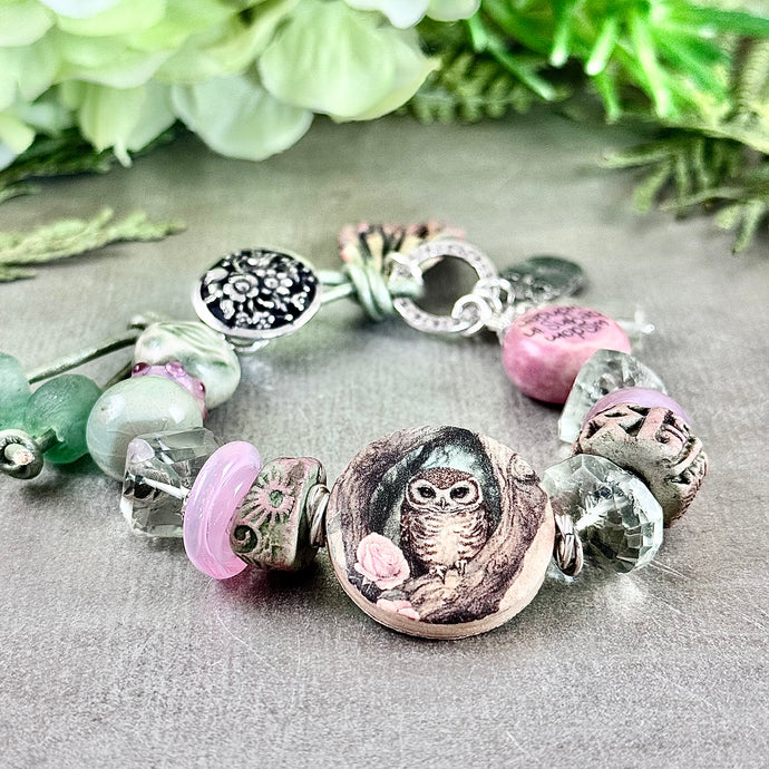 Springy Owl Bracelet