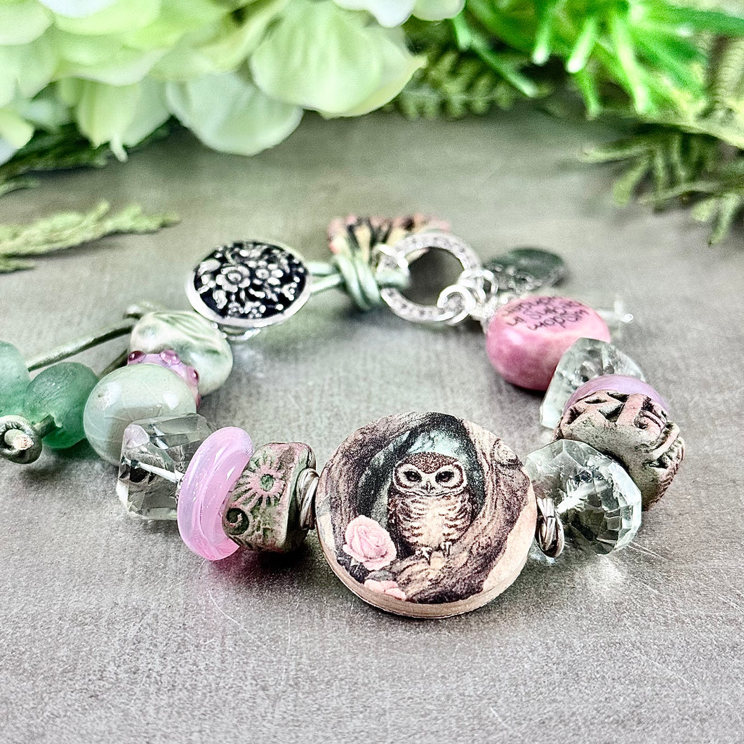Springy Owl Bracelet