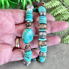 Load image into Gallery viewer, Minty Green Turquoise Bracelet