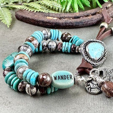 Load image into Gallery viewer, Minty Green Turquoise Bracelet