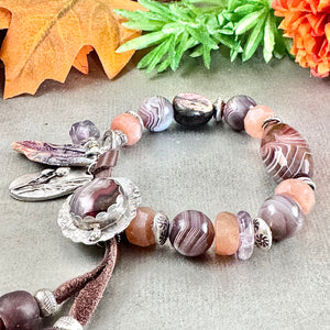 Fall Botswana Agate Bracelet