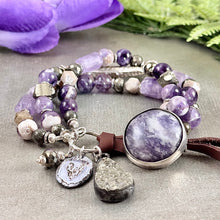 Load image into Gallery viewer, All About the Amethyst Bracelet