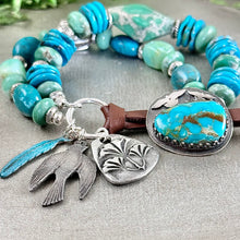 Load image into Gallery viewer, Variscite and Turquoise Bracelet