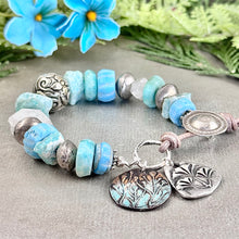 Load image into Gallery viewer, Rustic Amazonite Bracelet