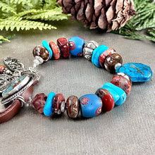 Load image into Gallery viewer, Chunky Turquoise Bracelet