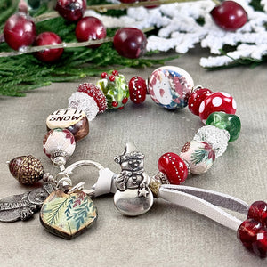 Festive Snowman Bracelet