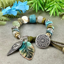 Load image into Gallery viewer, Antique Trade Bead and Turquoise Bracelet