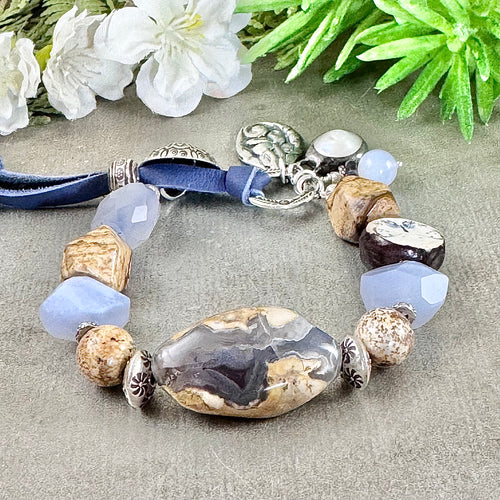 Blue Chalcedony Bracelet