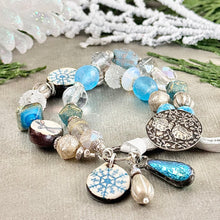 Load image into Gallery viewer, Frosty Winter Day Bracelet