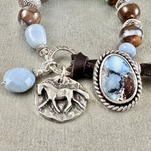 Load image into Gallery viewer, Equine Boulder Opal Bracelet