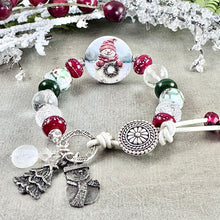 Load image into Gallery viewer, Happy Snowman Bracelet