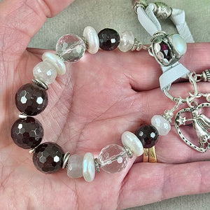 Garnet Lovers Bracelet