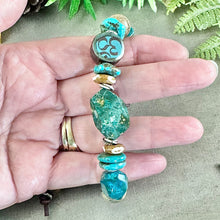 Load image into Gallery viewer, Teal Om Bracelet