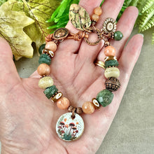 Load image into Gallery viewer, Fall Mushroom Bracelet