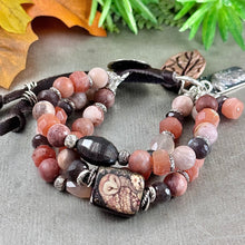 Load image into Gallery viewer, Autumn Owl Bracelet