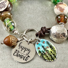 Load image into Gallery viewer, Happy Camper Art Bead Bracelet