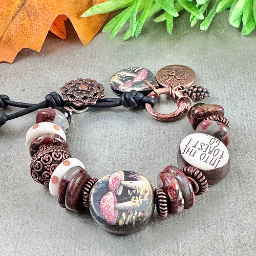RESERVED FOR AG       Moody Mushroom Bracelet