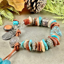 Load image into Gallery viewer, Very Chunky and Rustic Bracelet