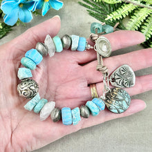 Load image into Gallery viewer, Rustic Amazonite Bracelet