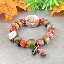 Load image into Gallery viewer, Pumpkin Harvest Bracelet