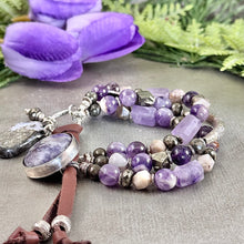 Load image into Gallery viewer, All About the Amethyst Bracelet