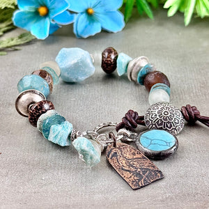 Rustic and Unique Bead Bracelet