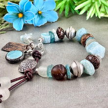 Load image into Gallery viewer, Rustic and Unique Bead Bracelet