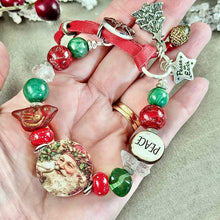 Load image into Gallery viewer, Peace on Earth Santa Bracelet