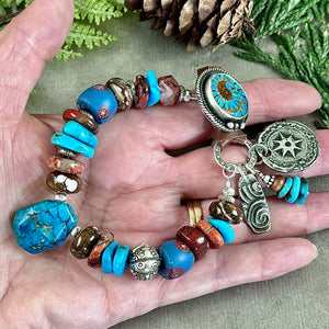 Chunky Turquoise Bracelet