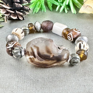Agate Slab Bracelet