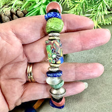 Load image into Gallery viewer, Multi Antique Trade Bead Bracelet