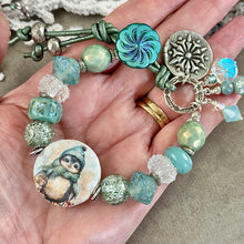 Load image into Gallery viewer, RESERVED FOR AM Winter Penguin Bracelet