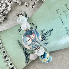 Load image into Gallery viewer, Frosty Evening Snowman Bracelet