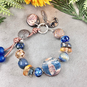 Moon Gazing Owl Bracelet