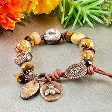 Load image into Gallery viewer, Let Go, Bee Happy Bracelet