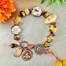 Load image into Gallery viewer, Let Go, Bee Happy Bracelet