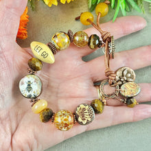 Load image into Gallery viewer, Let Go, Bee Happy Bracelet