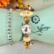 Load image into Gallery viewer, Let Go, Bee Happy Bracelet