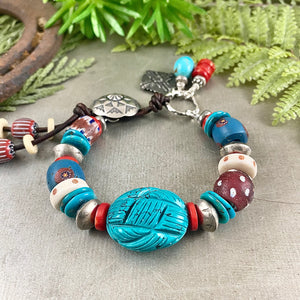 Antique Trade Bead Bracelet