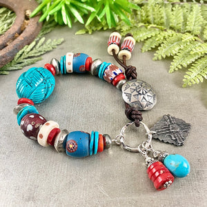 Antique Trade Bead Bracelet