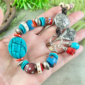 Antique Trade Bead Bracelet