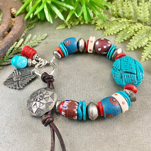 Load image into Gallery viewer, Antique Trade Bead Bracelet