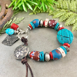 Antique Trade Bead Bracelet